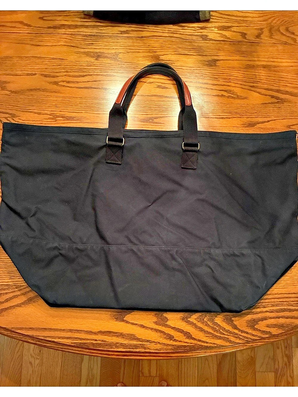 GAP Black canvas Tote